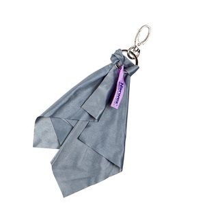 Petit Optic Scarf Charcoal Gray
